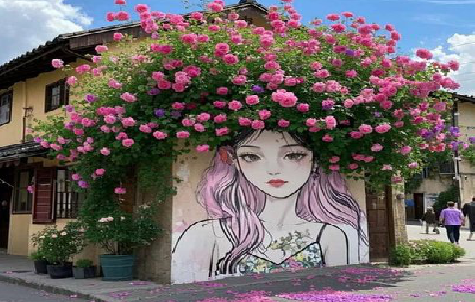 龙山怎么设计网红打卡墙绘