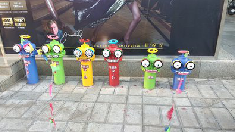 龙山商业区彩绘