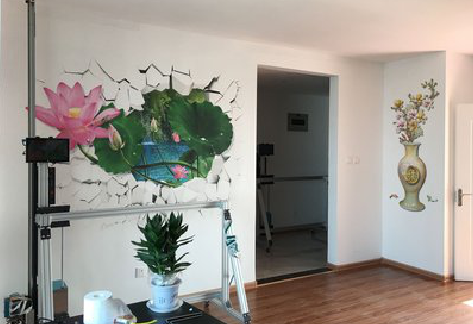 龙山墙体彩绘相比墙纸的优势。