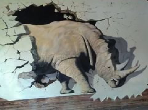 龙山在墙绘中，如何绘制3D效果？